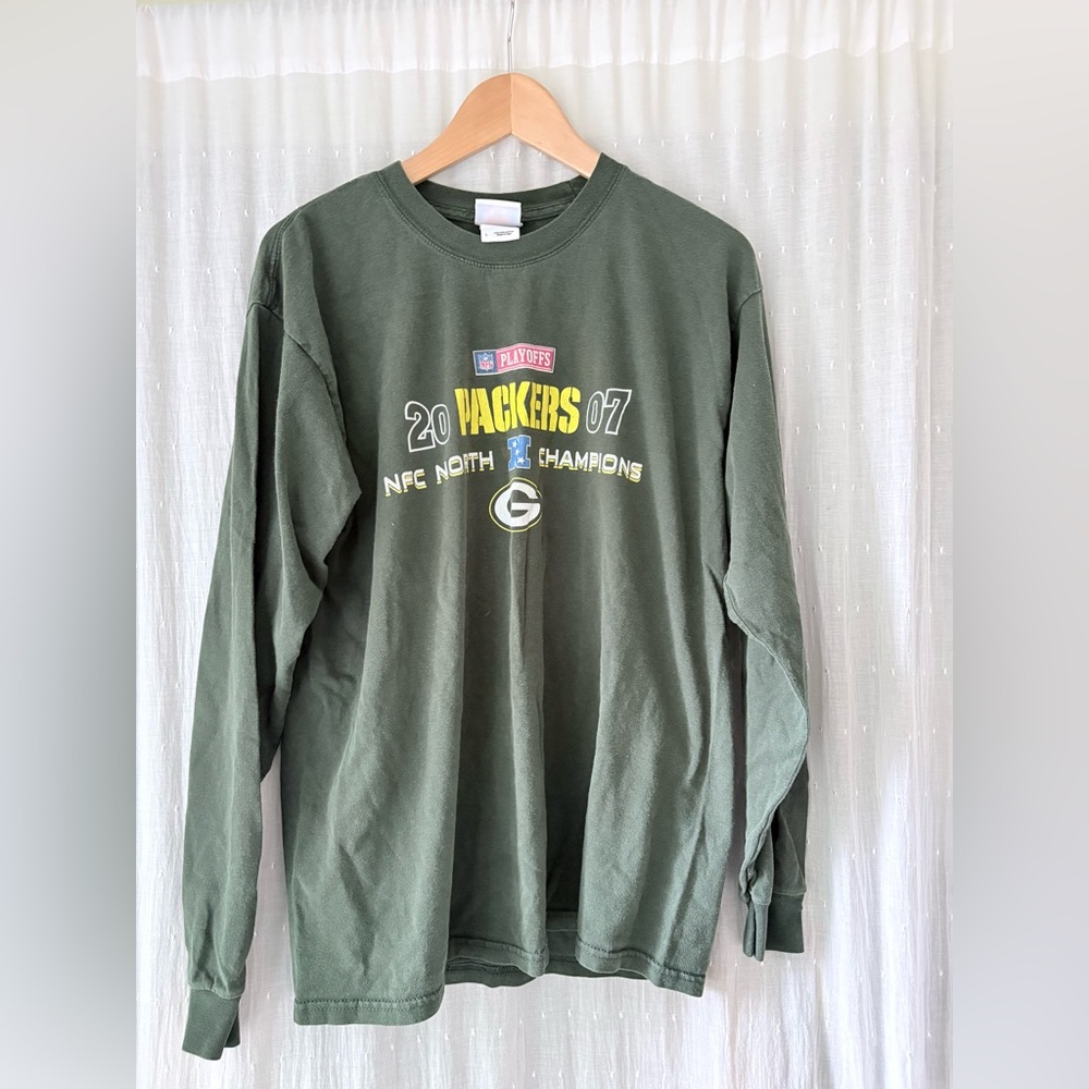 vintage Green Bay Packers 2007 NFC North Champions long-sleeve t-shirt in green